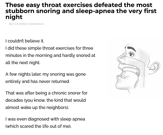 the stop snoring and sleep apnea program review